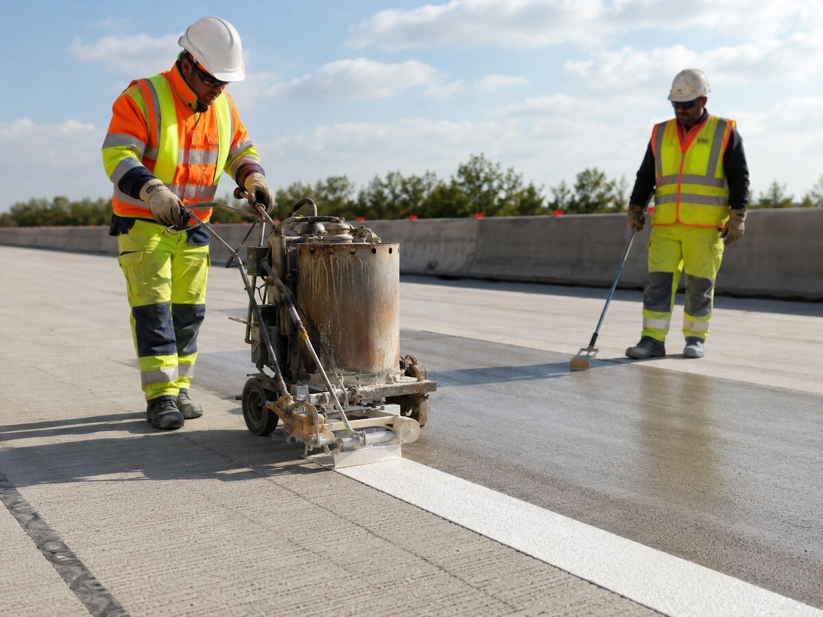 Will Thermoplastic Stick To Concrete?