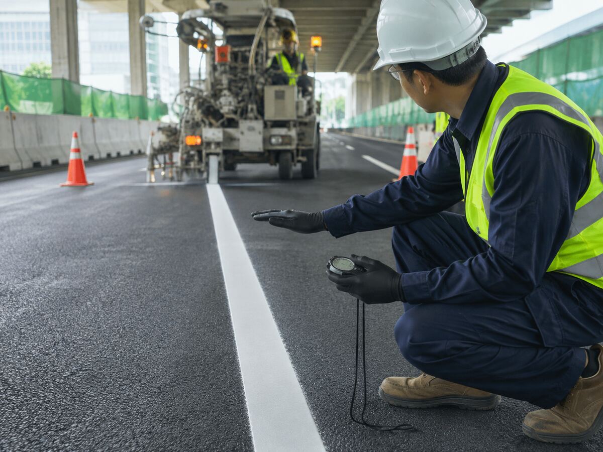 How Are Road Markings Painted?
